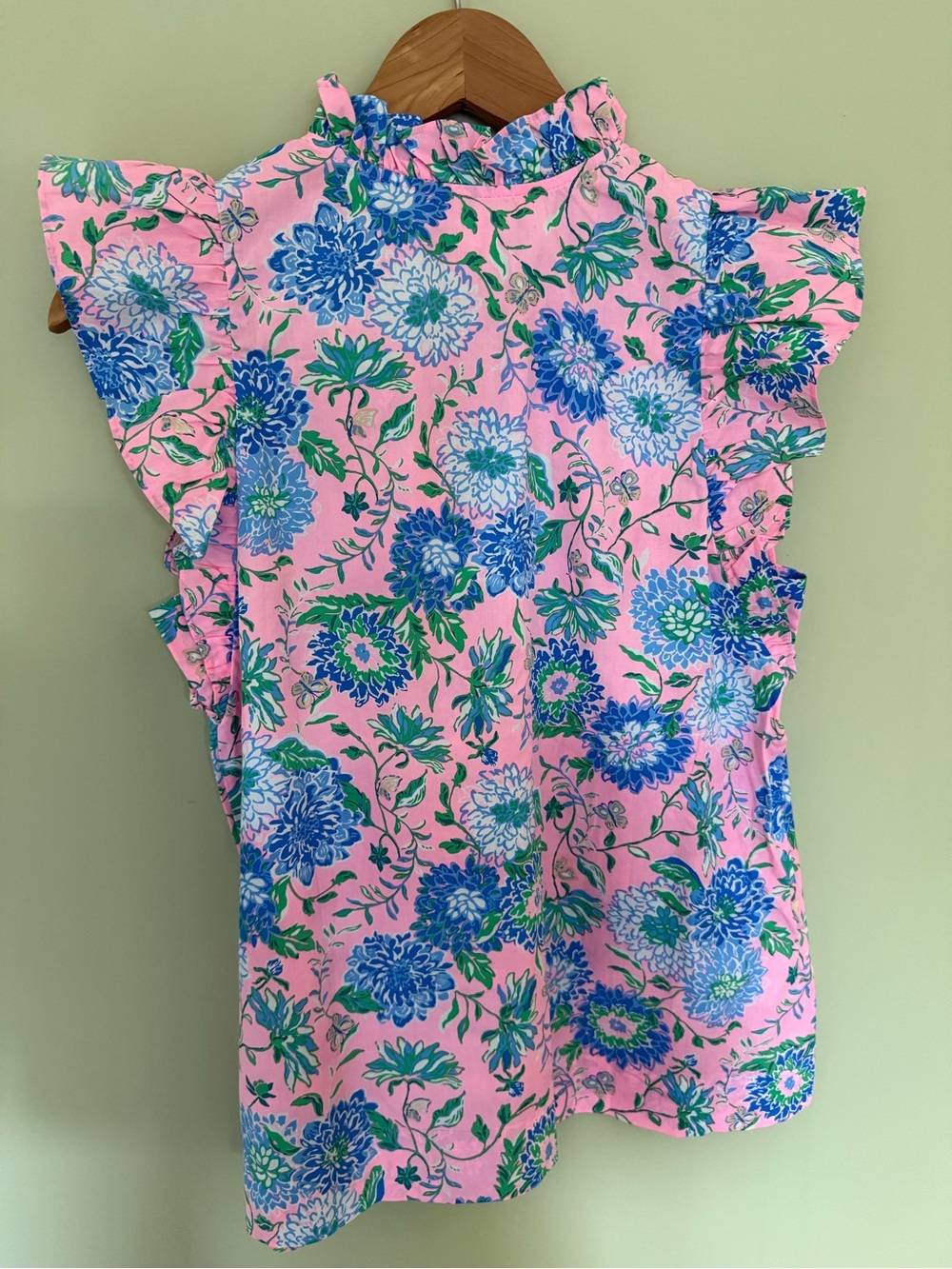 Lilly Pulitzer Ruffle Blouse - Picture 2 of 7